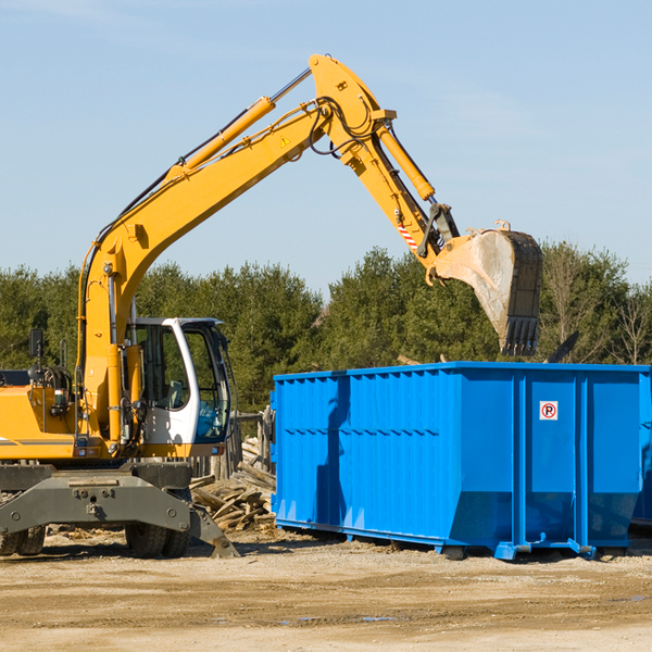 can i choose the location where the residential dumpster will be placed in Passaic MO